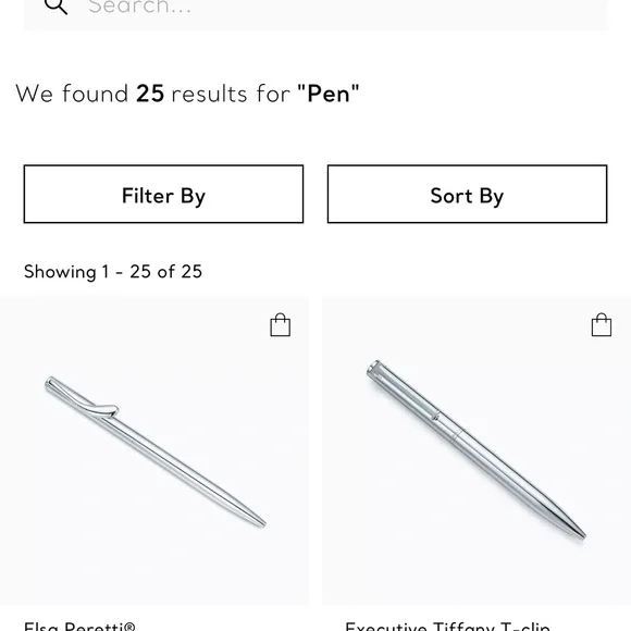 Tiffany & Co. Exquisite Elsa Peretti Ballpoint Pen NWOT - Picture 9 of 14